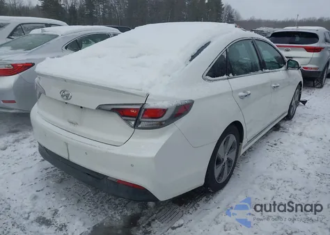 2016 Hyundai Sonata Hybrid Limited z USA, uszkodzony, nr VIN KMHE34L13GA030683